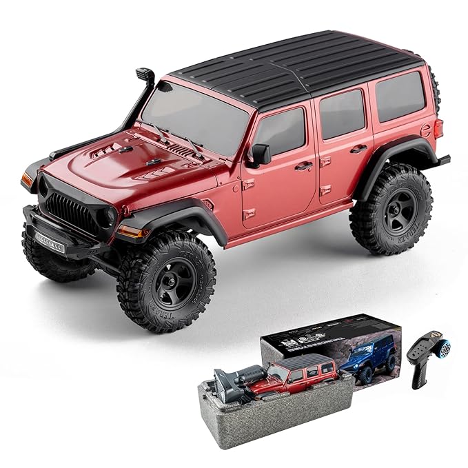 FMS 1/18 EAZYRC Thunderstorm RC RTR Rock Crawler – 4×4 Waterproof Off-Road Jeep Rubicon Blue | India