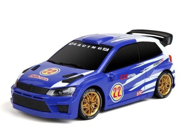 1:24 VW Polo Rally 95 RC Drift Car – 2.4G 4WD High Speed Remote Control Rally Racing Car Toy for Kids, Teens