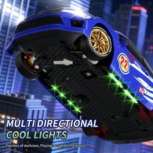 1:24 VW Polo Rally 95 RC Drift Car – 2.4G 4WD High Speed Remote Control Rally Racing Car Toy for Kids, Teens