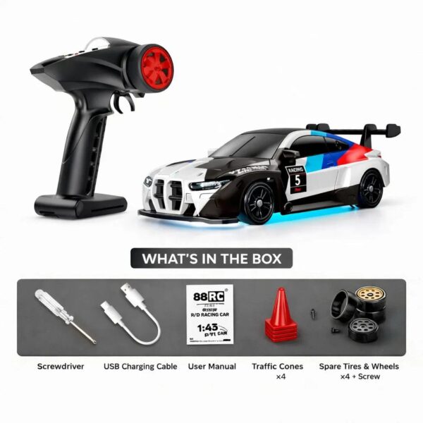 1:43 Gyroscope Alloy Full-Scale BMW Four-Wheel Drive RC car