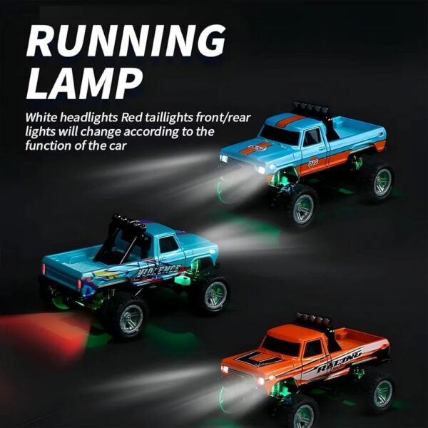 Mini RC Monster Truck 1/64