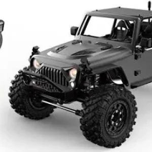 MJX Hyper Go H12Y 1/12 4WD Brushless RC Rock Crawler – Metal Drivetrain, Portal Axles & RTR (Gray)